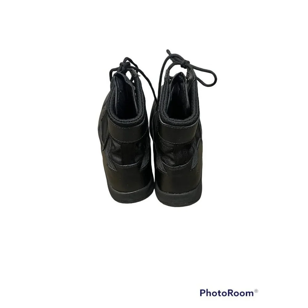 Men's Military Tactical Combat Army Work Boots Waterproof  Motorcycle Boots Sz12 - Picture 4 of 6